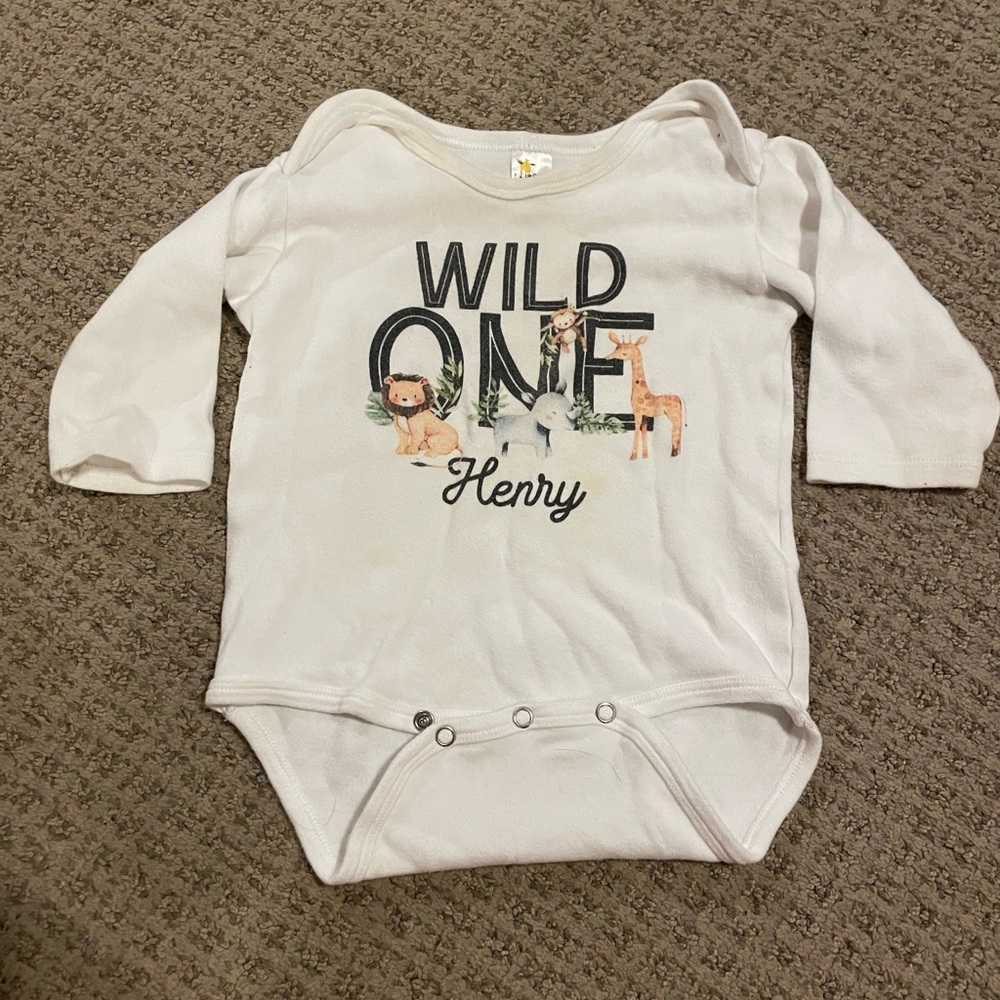 Wild One Henry onesie